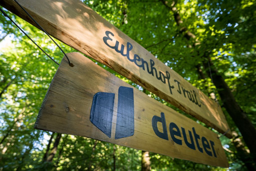 Deuter unterstützt unterstützt Bau und Instandhaltung des Eulenhof Trails
